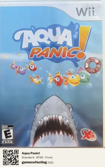 Aqua Panic! Nintendo Wii, NTSC box front