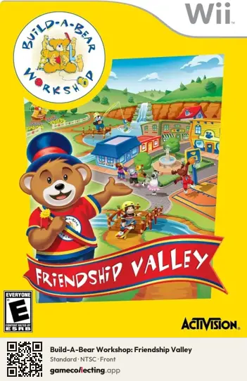 Build-A-Bear Workshop: Friendship Valley Nintendo Wii, NTSC box front