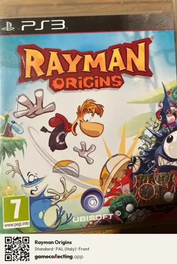 Rayman Origins PlayStation 3, Italy box front
