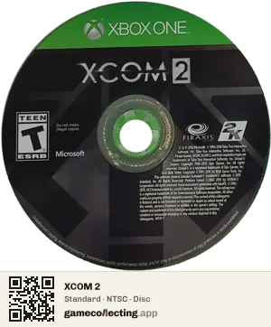 XCOM 2 Xbox One, NTSC disc