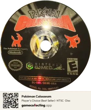 Pokémon Colosseum Nintendo GameCube, NTSC disc