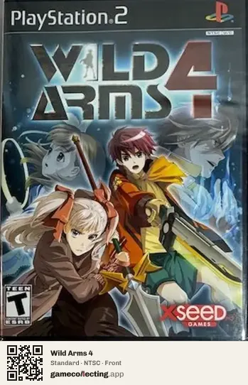Wild Arms 4 PlayStation 2, NTSC box front