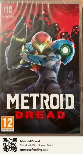 Metroid Dread Nintendo Switch, Spain box front