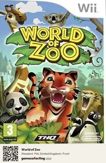 World of Zoo Nintendo Wii, United Kingdom box front