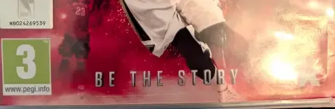NBA 2K16, the PEGI square on its front