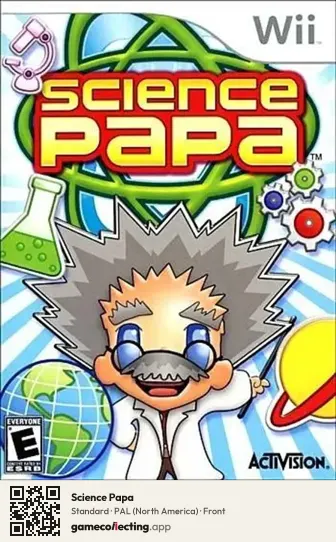 Science Papa Nintendo Wii, North America box front