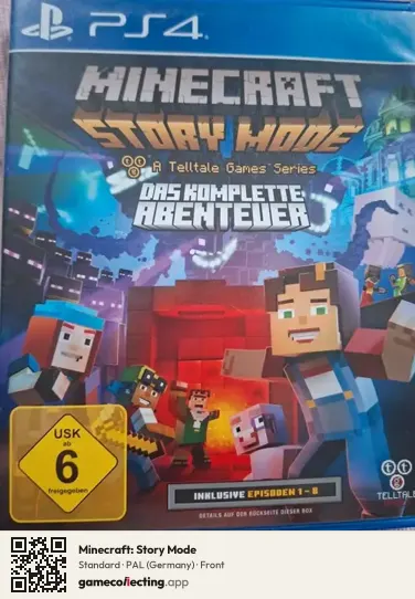 Minecraft: Story Mode PlayStation 4, Germany box front