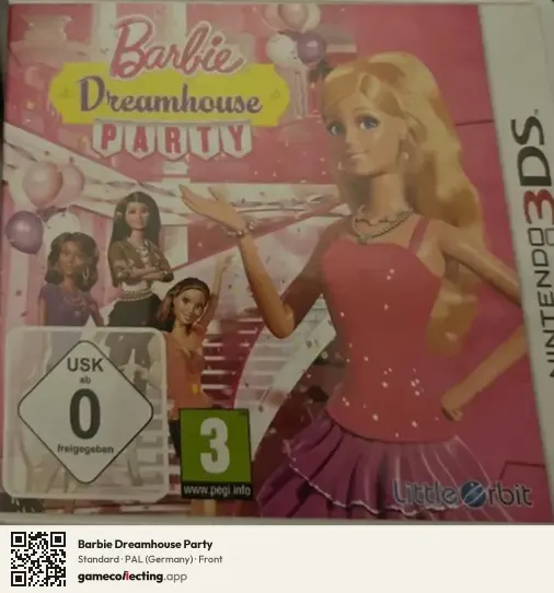 Barbie Dreamhouse Party Nintendo 3DS, Germany box front