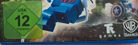 LEGO Marvel Super Heroes 2, the USK square on its front
