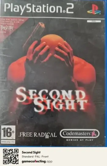 Second Sight PlayStation 2, PAL box front