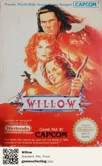 Willow Nintendo Entertainment System, PAL box front