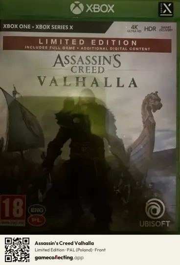 Assassin's Creed Valhalla Xbox Series X, Poland box front