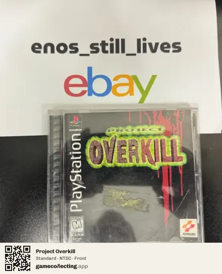 Project Overkill PlayStation, NTSC box front