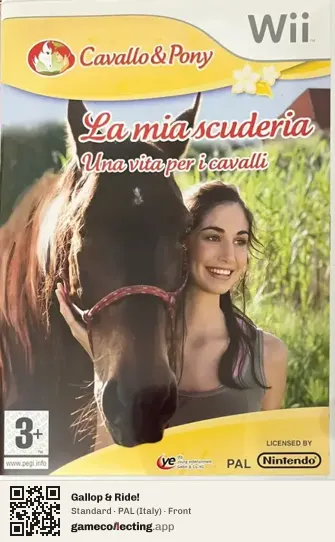 Gallop & Ride! Nintendo Wii, Italy box front