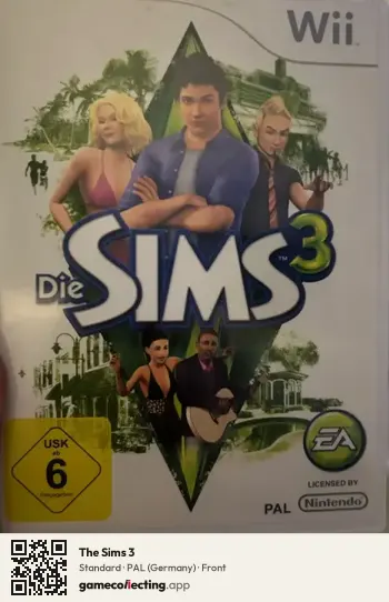 The Sims 3 Nintendo Wii, Germany box front