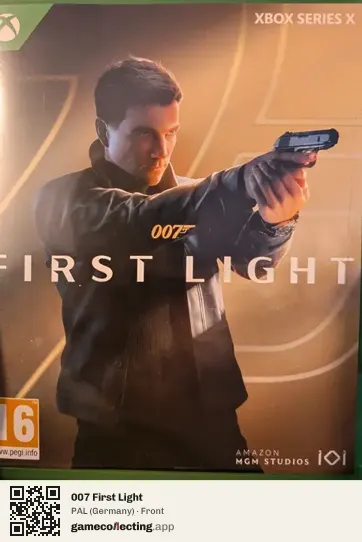 007 First Light Xbox Series X, Germany box front