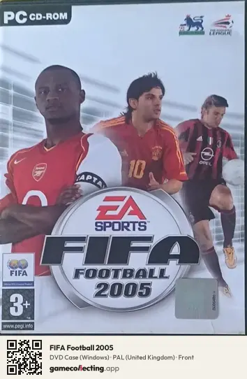 FIFA Football 2005 Computer, United Kingdom box front