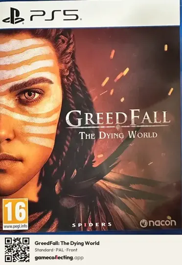 GreedFall: The Dying World PlayStation 5, PAL box front