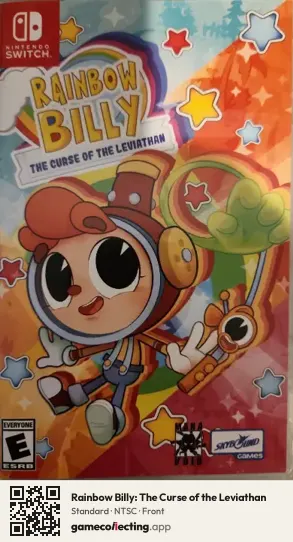 Rainbow Billy: The Curse of the Leviathan Nintendo Switch, NTSC box front