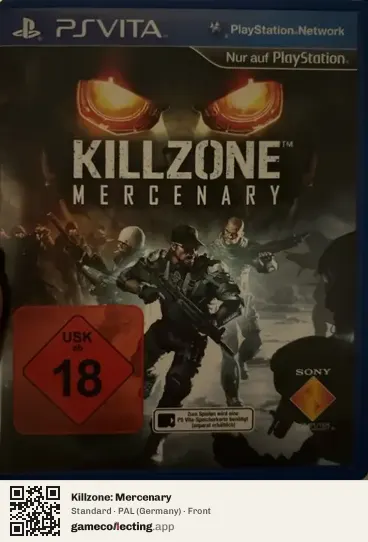 Killzone: Mercenary PlayStation Vita, Germany box front