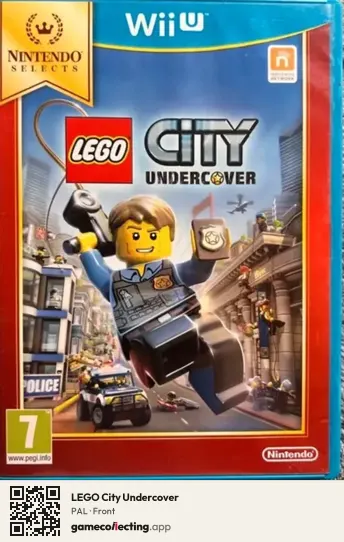 LEGO City Undercover Nintendo Wii U, PAL box front
