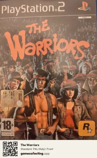 The Warriors PlayStation 2, Italy box front