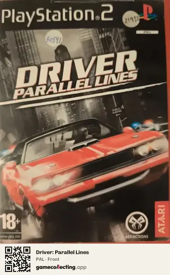 Driver: Parallel Lines PlayStation 2, PAL box front