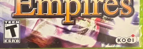 Dynasty Warriors 5: Empires, the Australian classification mark on its front