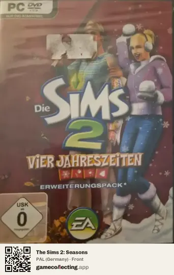 The Sims 2: Seasons Computer, Germany box front