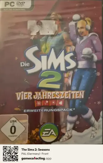 The Sims 2: Seasons Computer, Germany box front