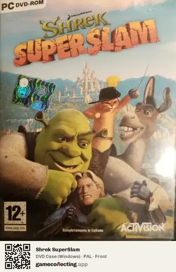 Shrek SuperSlam Computer, PAL box front