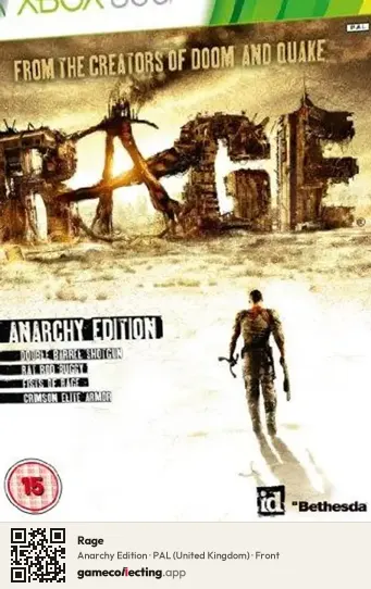 Rage Xbox 360, United Kingdom box front