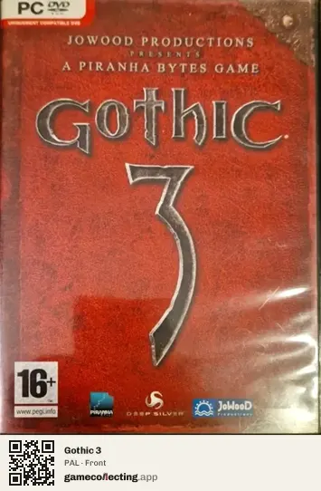 Gothic 3 Computer, PAL box front