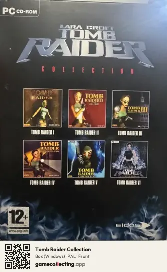 Tomb Raider Collection Computer, PAL box front