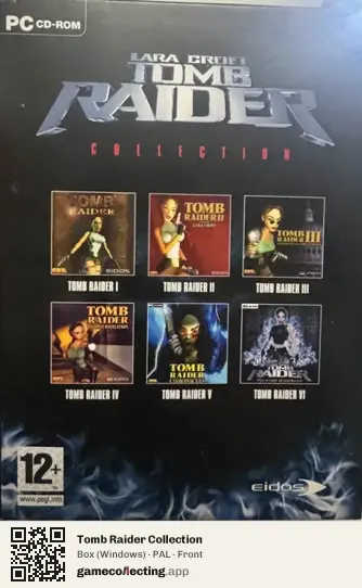 Tomb Raider Collection Computer, PAL box front