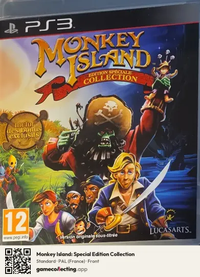 Monkey Island: Special Edition Collection PlayStation 3, France box front