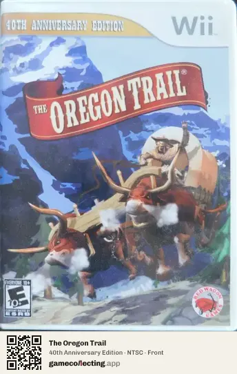 The Oregon Trail Nintendo Wii, NTSC box front