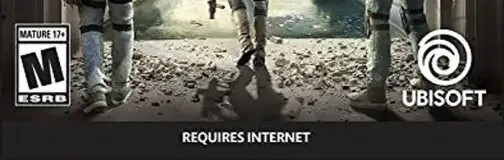 Tom Clancy's The Division 2, the ESRB box on its front