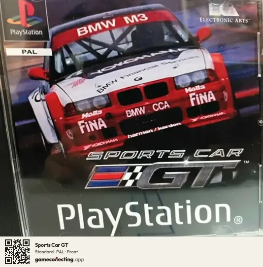 Sports Car GT PlayStation, PAL box front