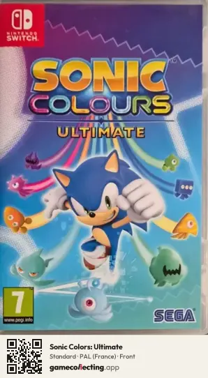 Sonic Colors: Ultimate Nintendo Switch, France box front
