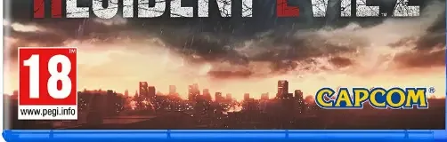 Resident Evil 2, the PEGI square on its front