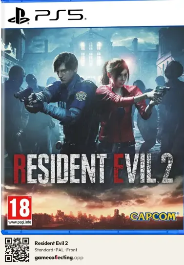 Resident Evil 2 PlayStation 5, PAL box front
