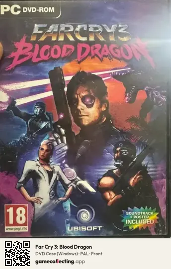 Far Cry 3: Blood Dragon Computer, PAL box front