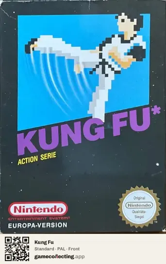 Kung Fu Nintendo Entertainment System, PAL box front