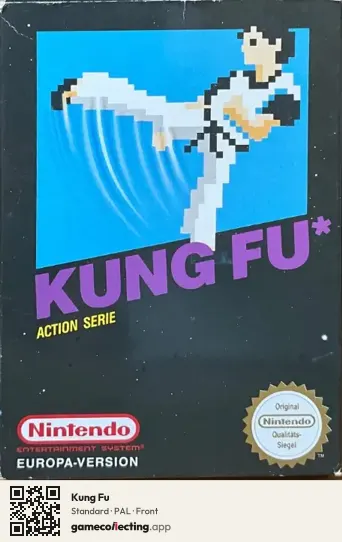 Kung Fu Nintendo Entertainment System, PAL box front