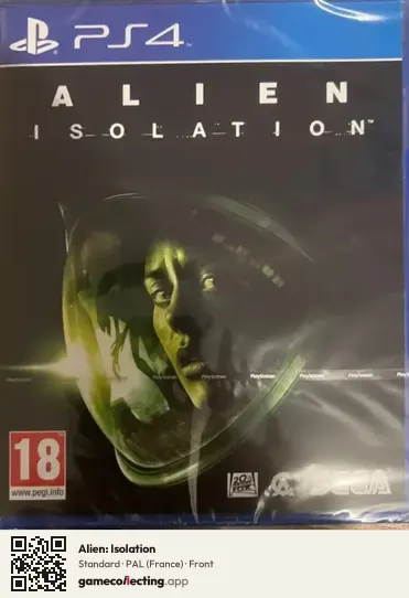 Alien: Isolation PlayStation 4, France box front