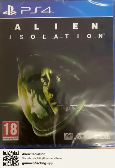 Alien: Isolation PlayStation 4, France box front