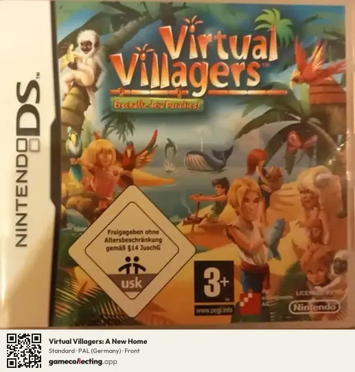 Virtual Villagers: A New Home Nintendo DS, Germany box front