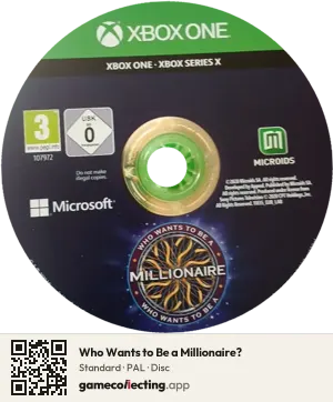 Who Wants to Be a Millionaire? Xbox One, PAL disc