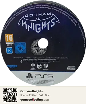 Gotham Knights PlayStation 5, PAL disc